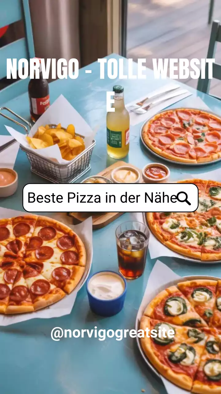 Instagram-Beitrag zur Werbung für Blue Modern Pizza