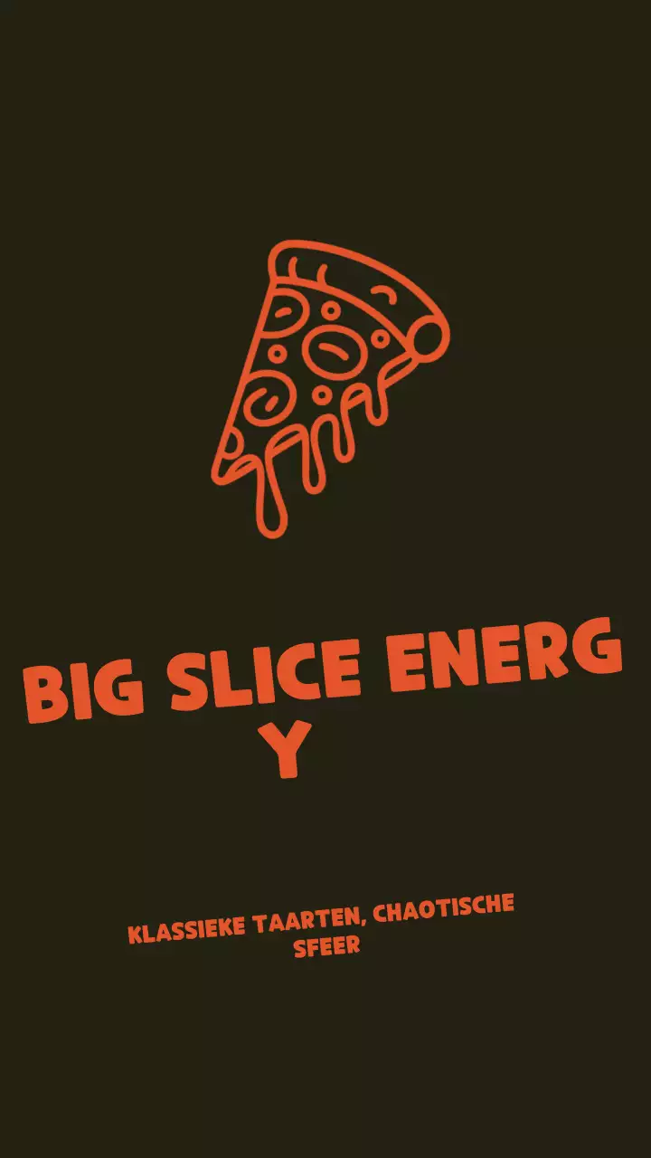 Instagram-bericht over de promotie van Orange Retro Pizza