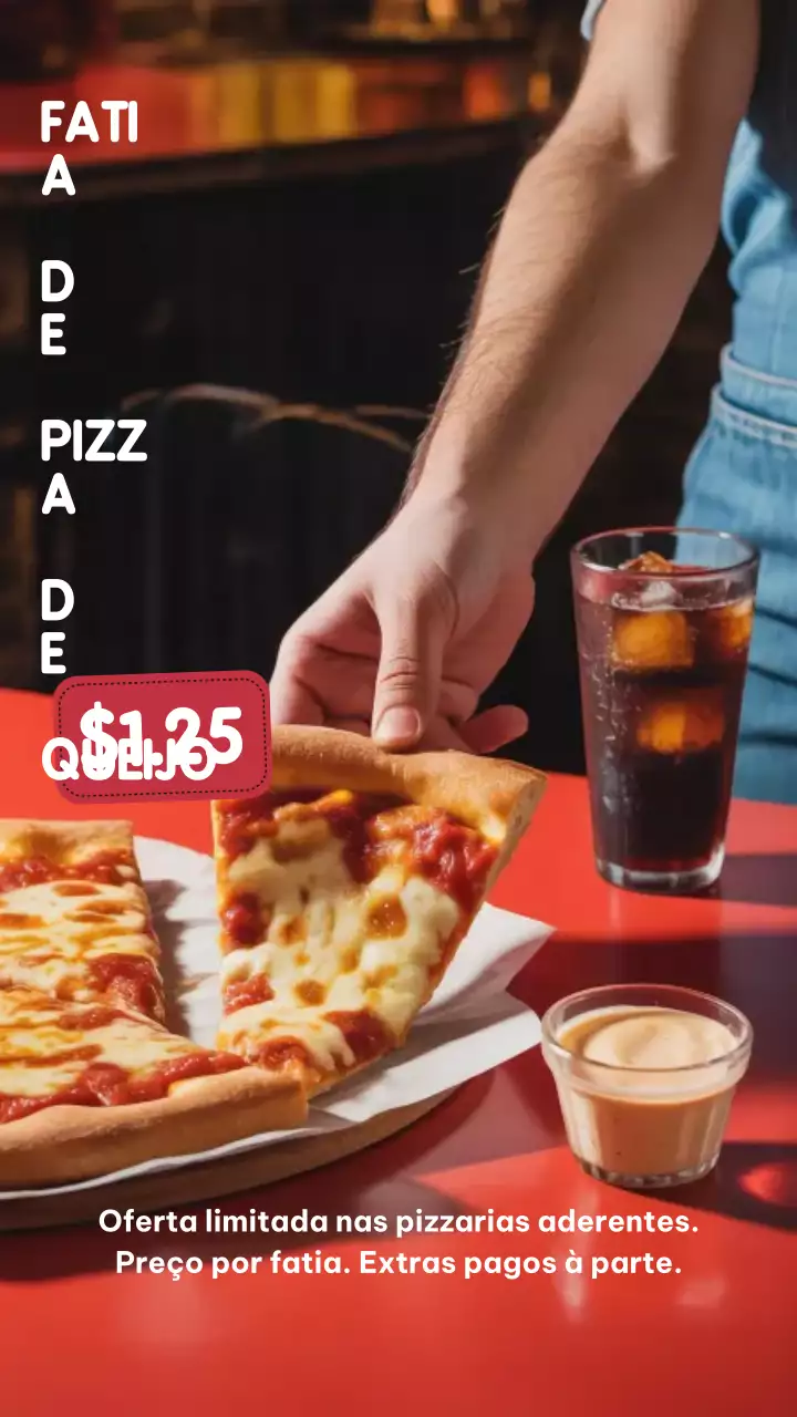 Publicação no Instagram do anúncio da Red Modern Pizza