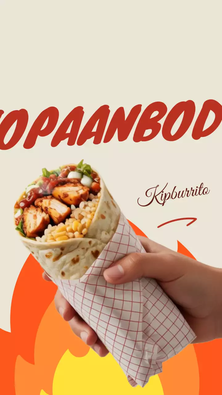 Beige Modern Food Promotie Instagram Post