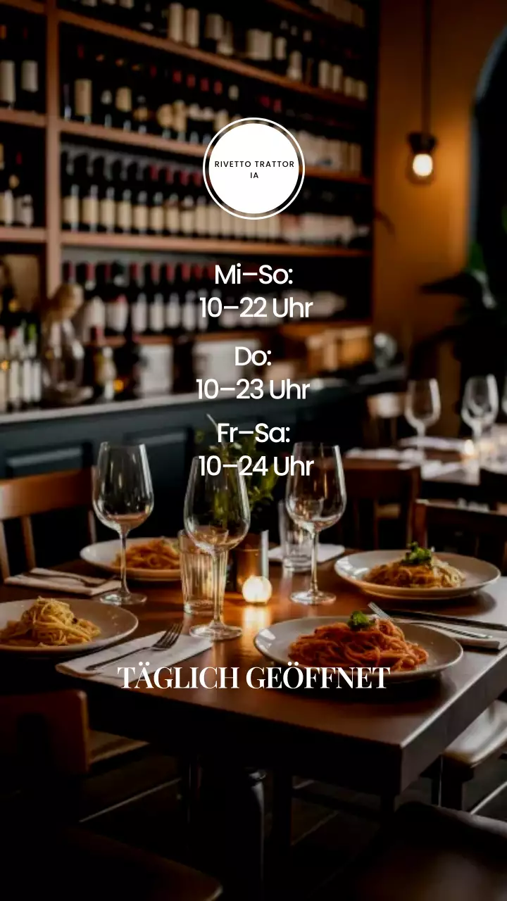 Instagram-Story zur Ankündigung des Brown Rustic Restaurants