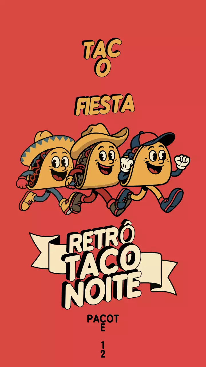 História do Instagram de promoção do Red Retro Taco