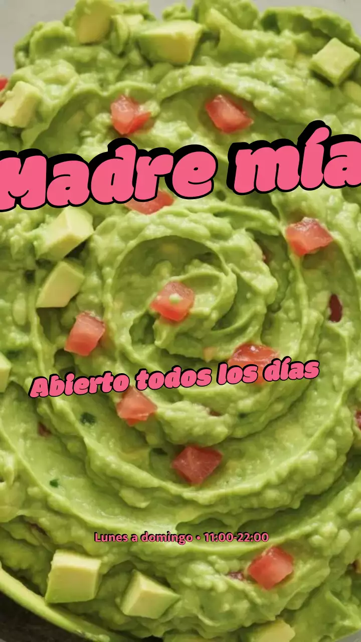 Publicación de Instagram del anuncio de guacamole Green Bold