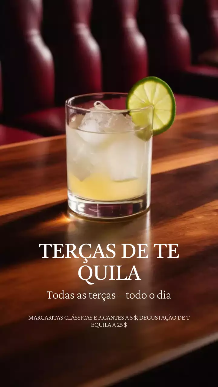História do Instagram de promoção da Wood Classic Margarita