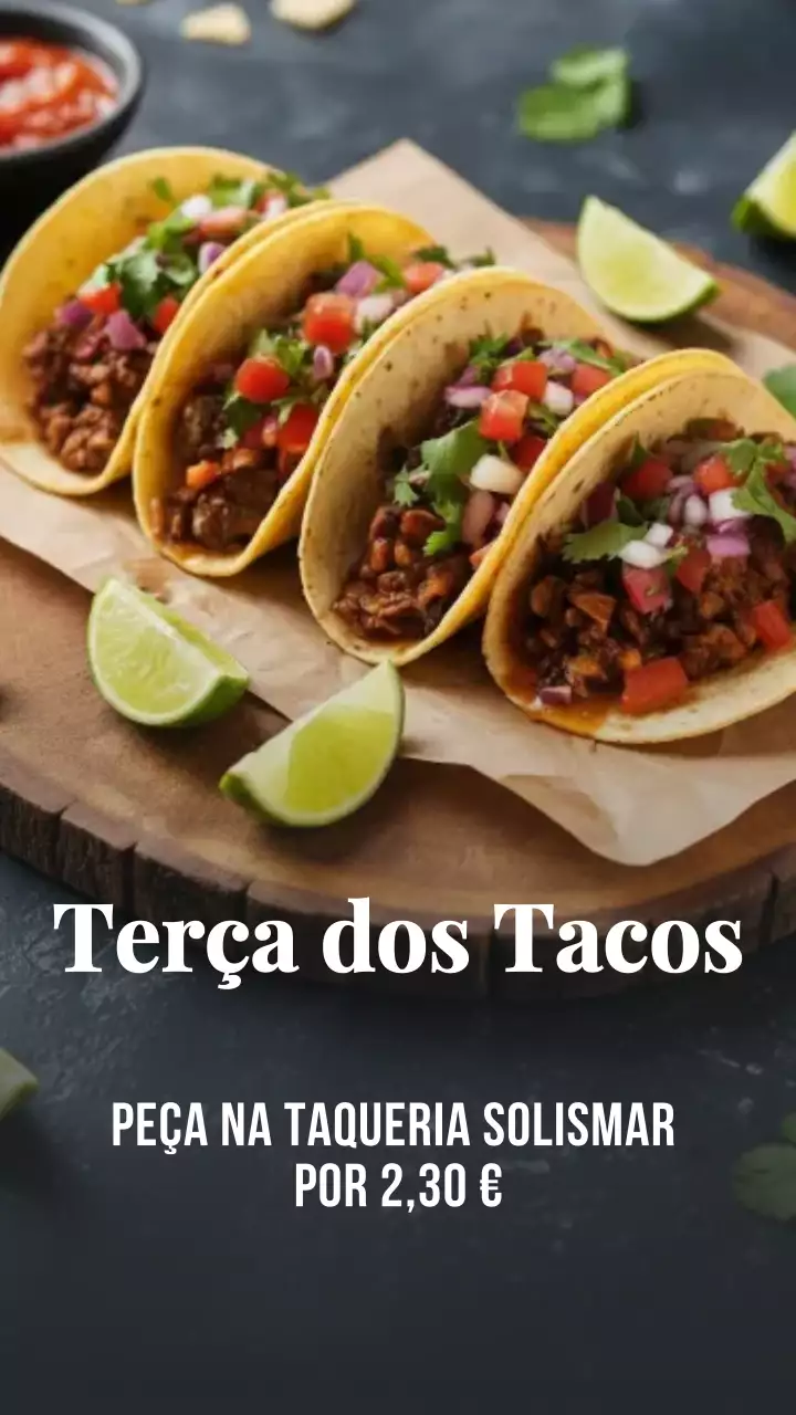 História do Instagram para promoção do Navy Rustic Taco