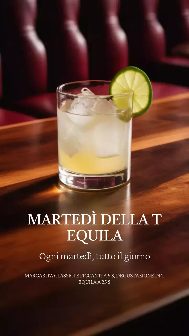 Storia di Instagram della promozione Wood Classic Margarita