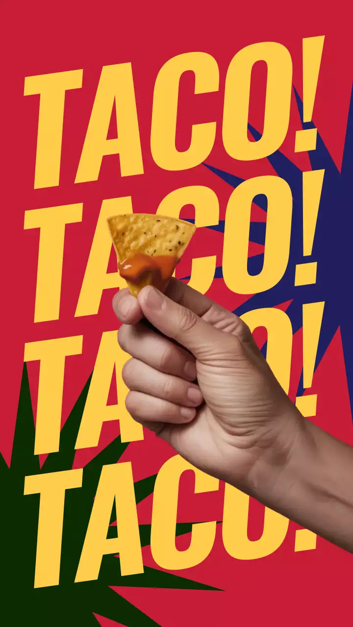 Post di Instagram pubblicitario di Red Bold Snack