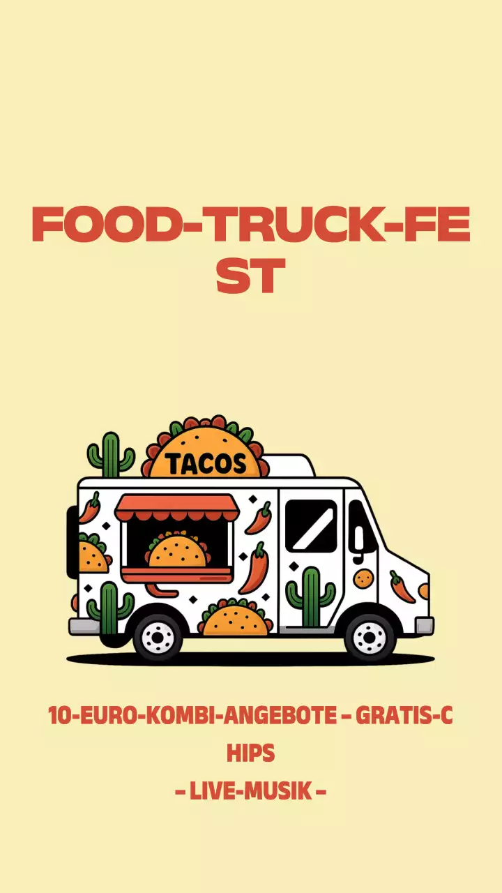 Beige Retro Food Promotion Instagram Story