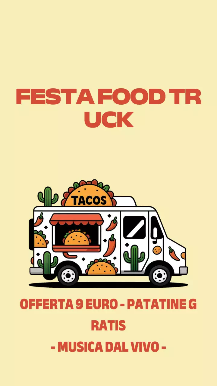 Storia di Instagram della promozione di cibo retrò beige