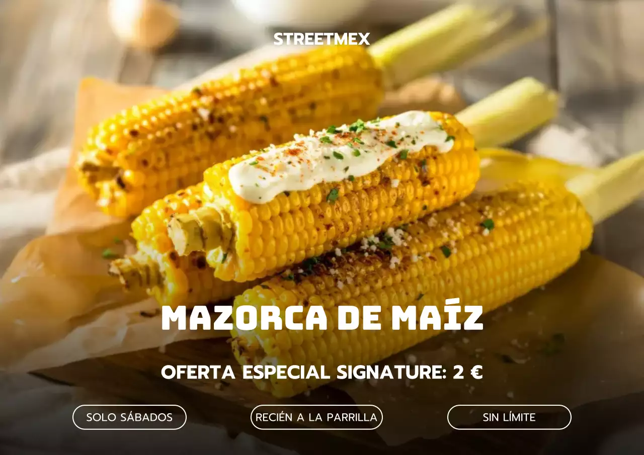 Cartel amarillo rústico de promoción de comida callejera