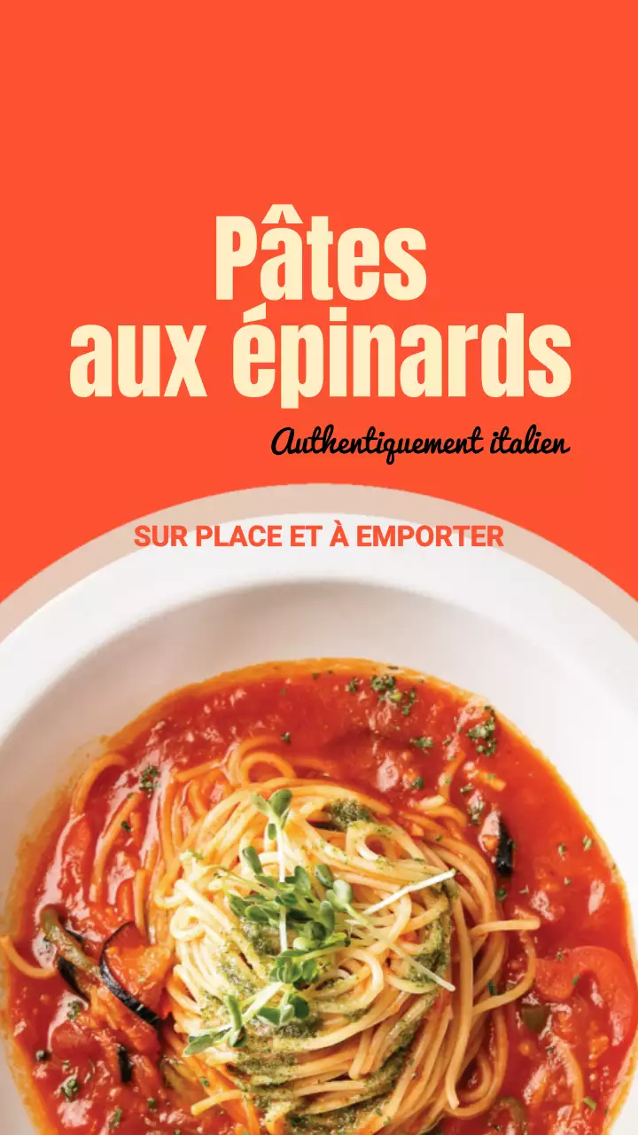 Publicité alimentaire minimaliste beige sur Instagram