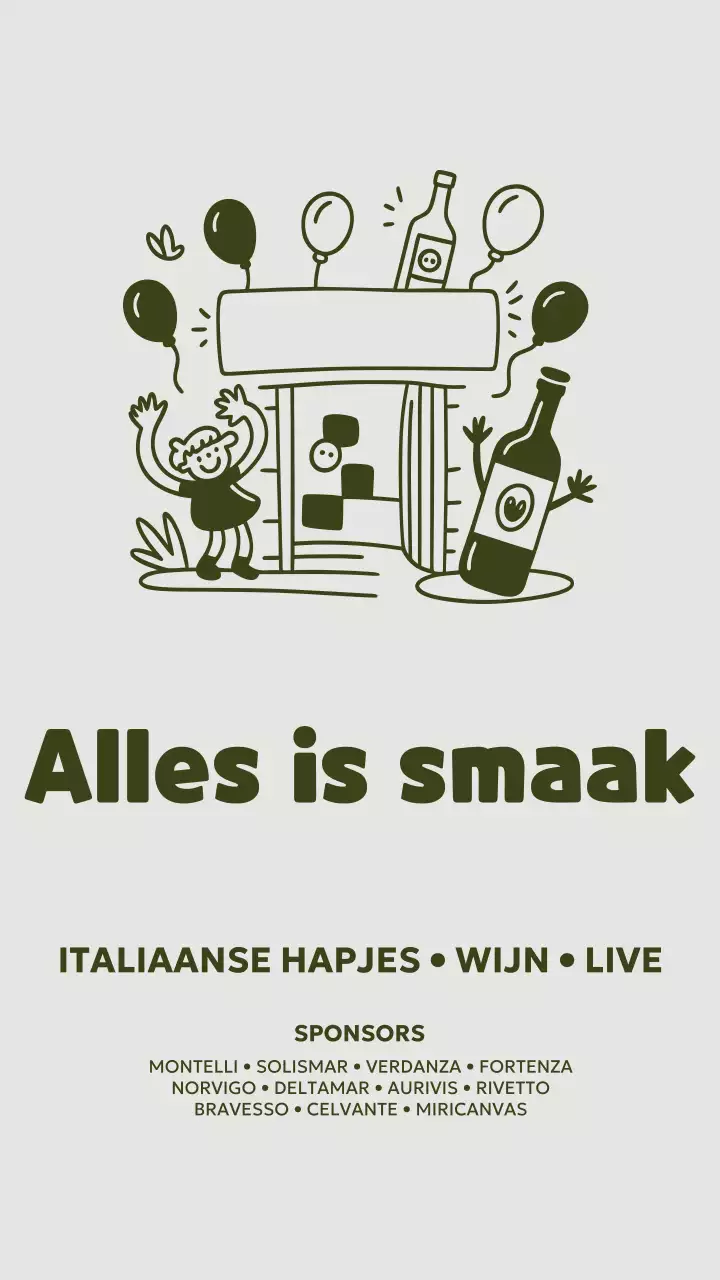 Instagram-bericht voor Green Retro Food Event