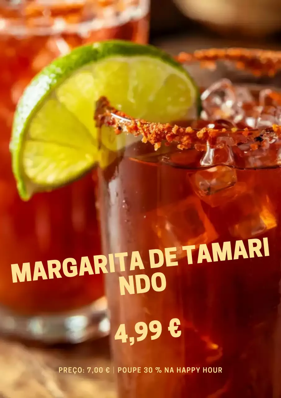 Cartaz promocional de coquetel vermelho da moda