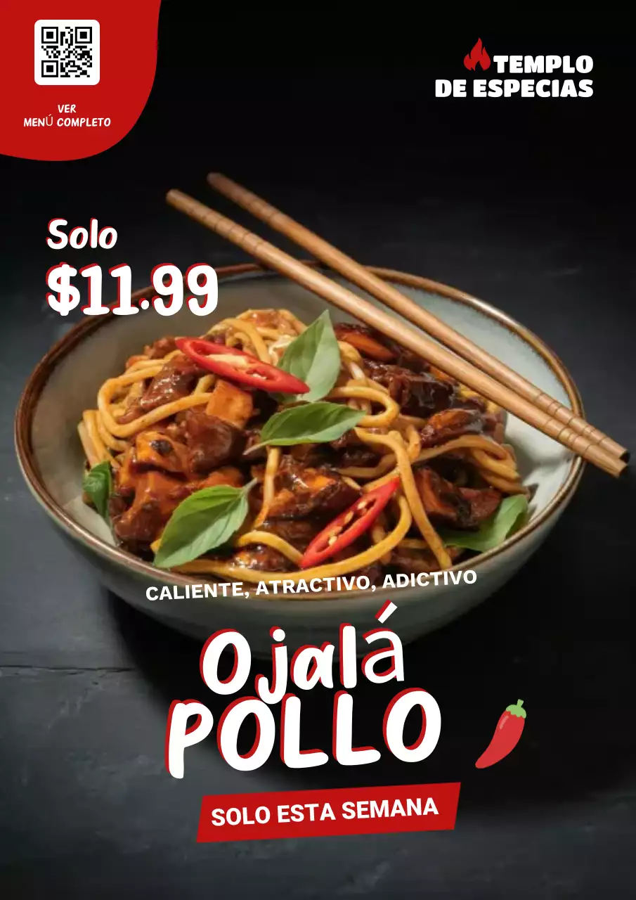 Póster promocional de Red Bold Chicken