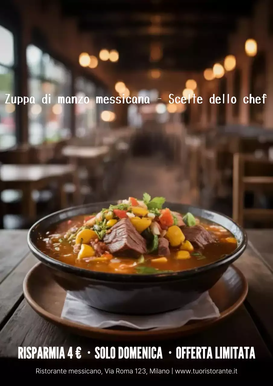 promozione zuppa rustica marrone