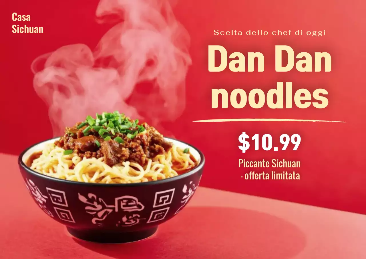 Poster promozionale di Red Modern Noodles
