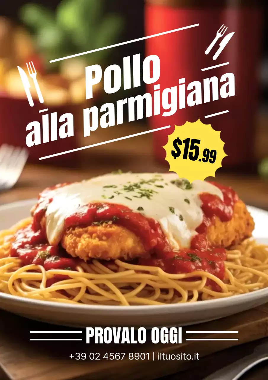 menù classico di pollo rosso