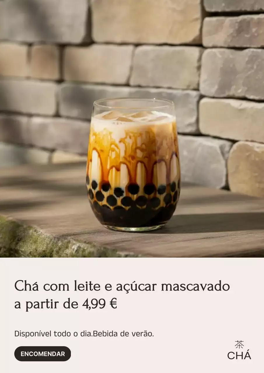 promoção de bebidas modernas marrons
