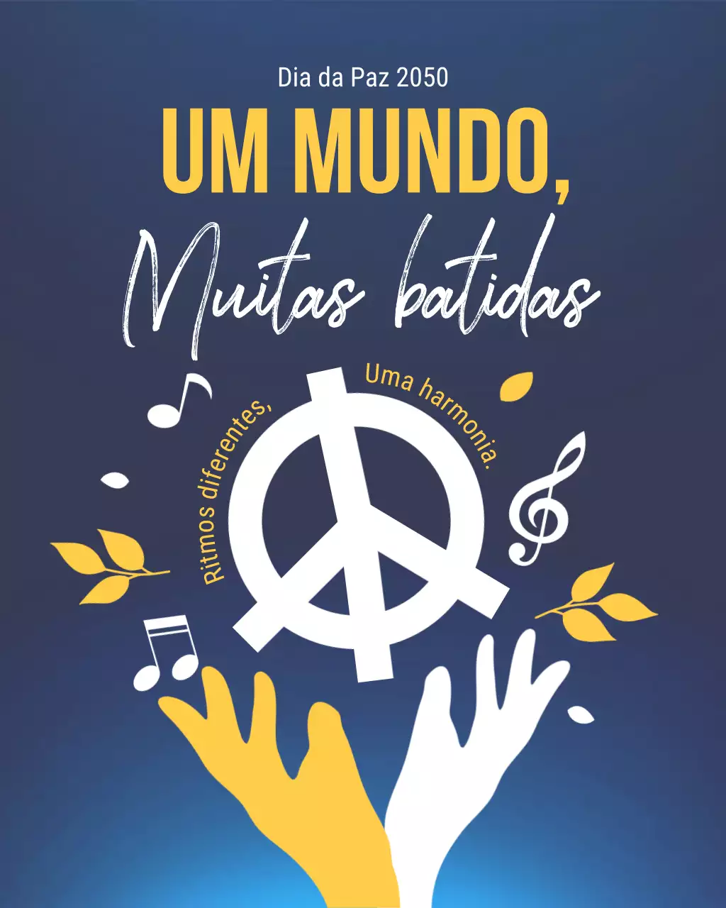 Postagem de Instagram sobre a Paz da Silhueta Moderna