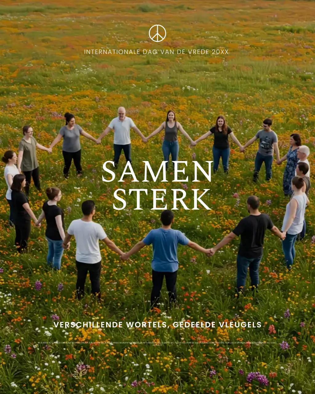 Instagram-bericht voor de Internationale Dag van de Vrede over Groene Natuur