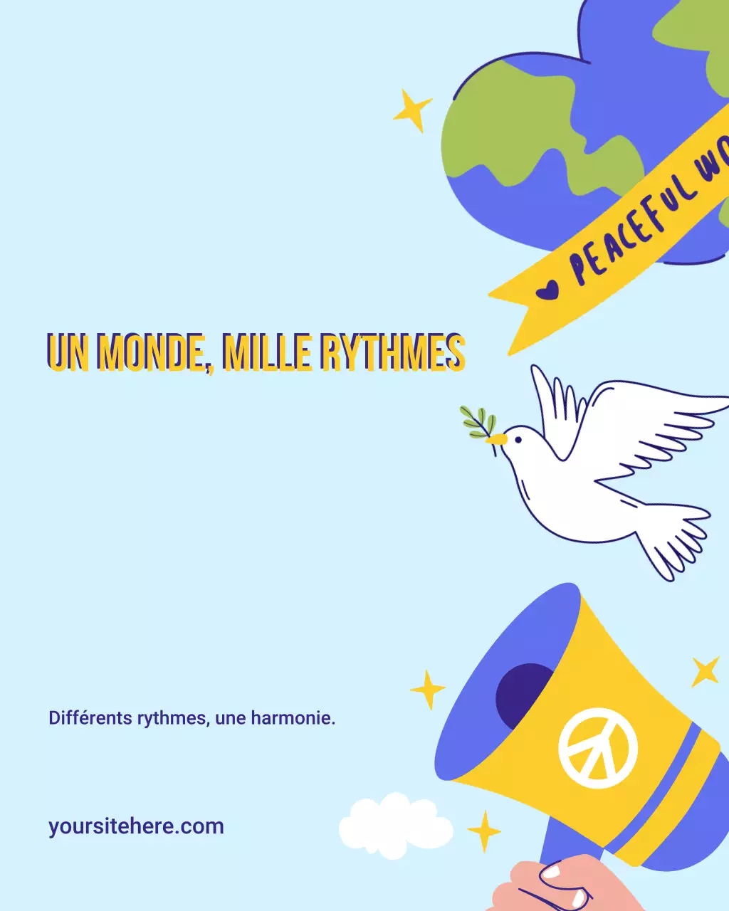 Publication Instagram de l'annonce de Blue Modern Peace