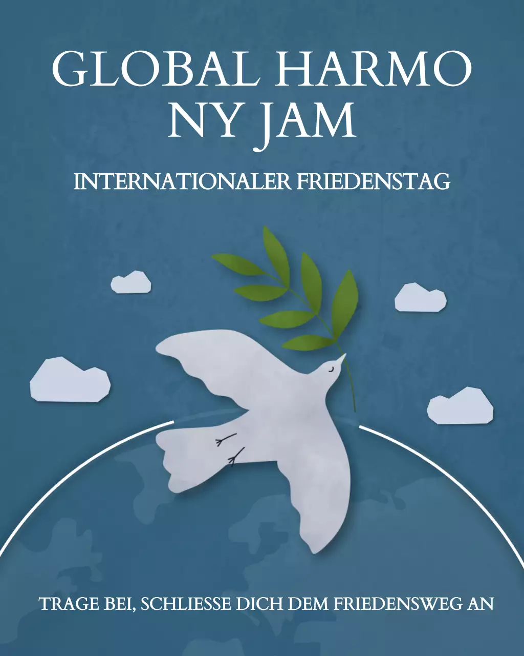 Instagram-Beitrag zum Blue Elegant Peace Event