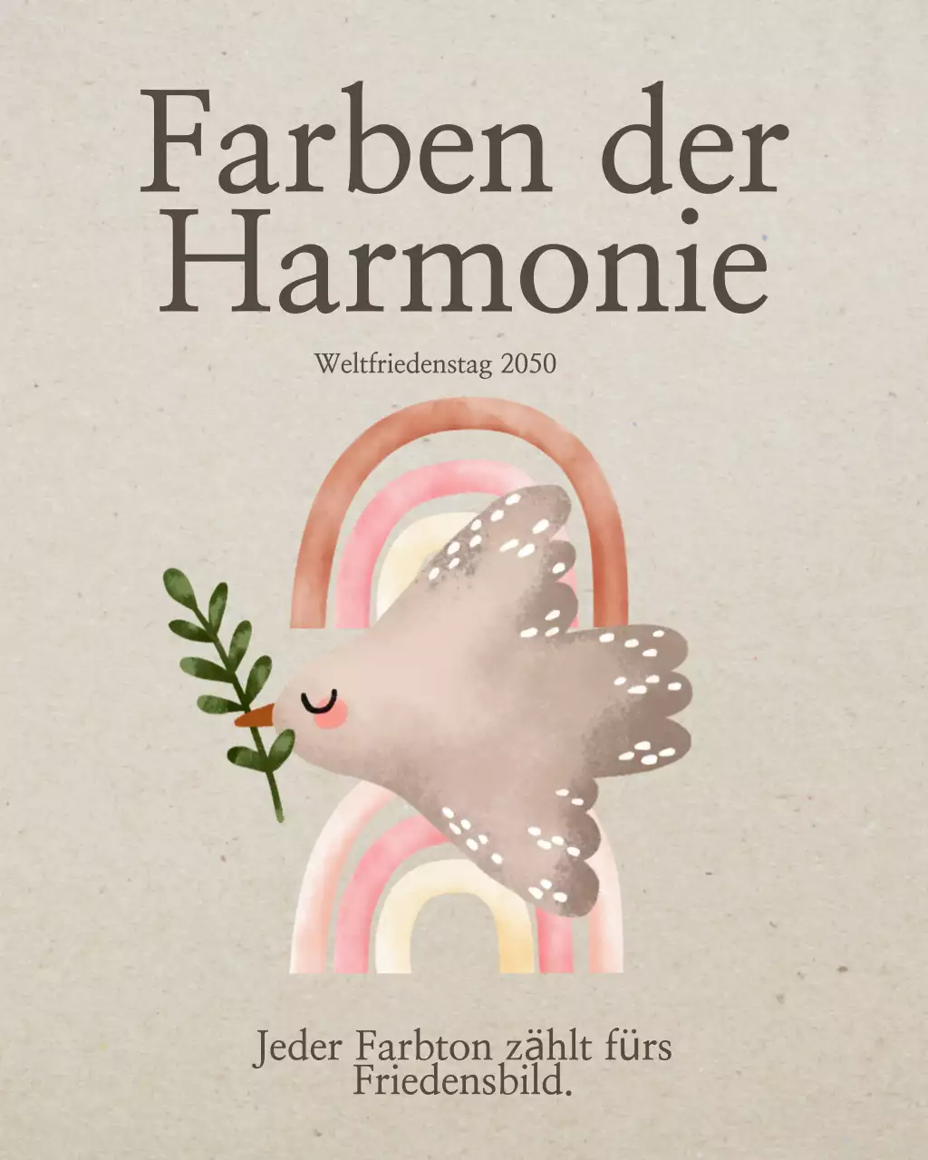 Instagram-Beitrag zum Event „Beiger Frieden“