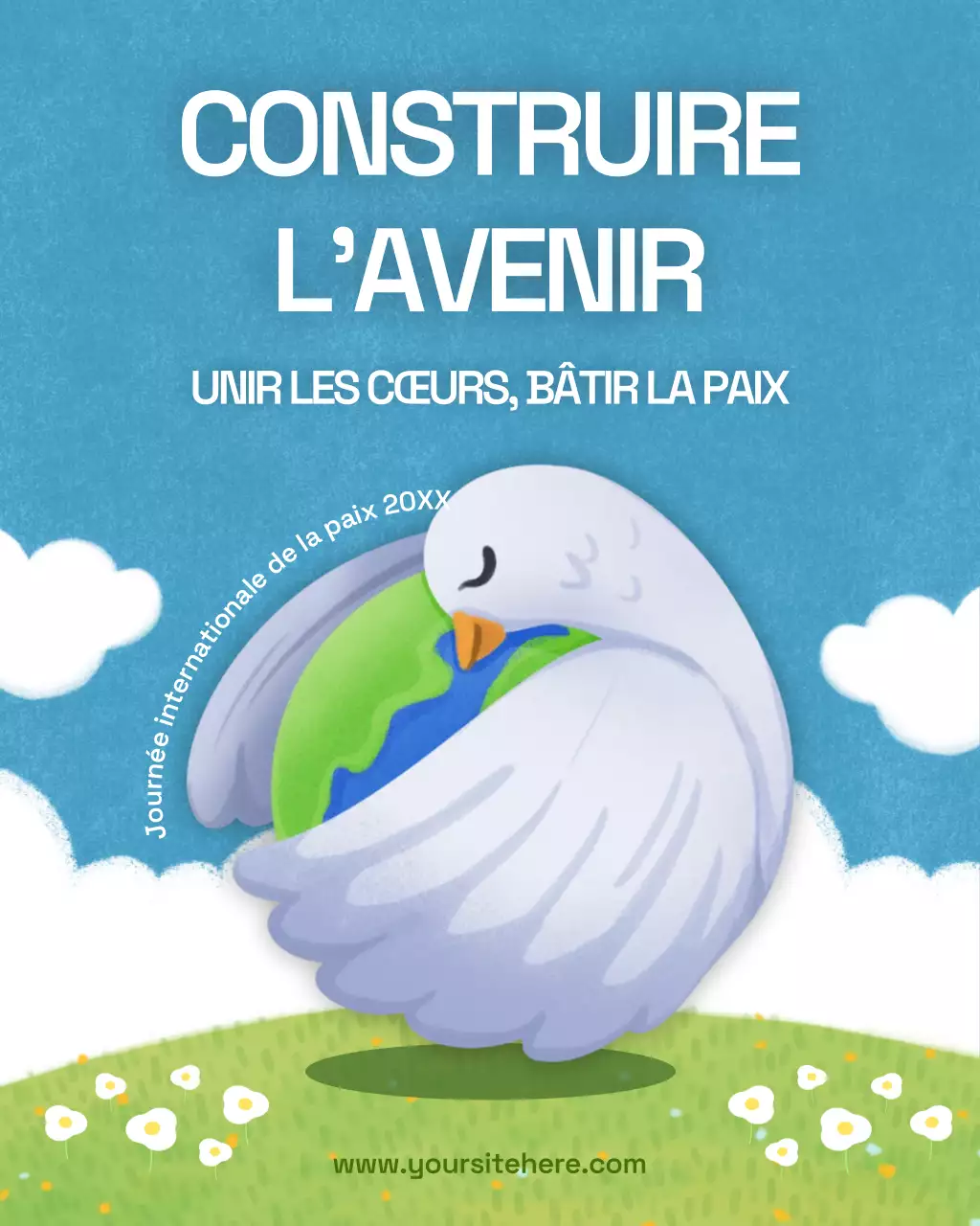 Publication Instagram de l'annonce artistique de la paix bleue