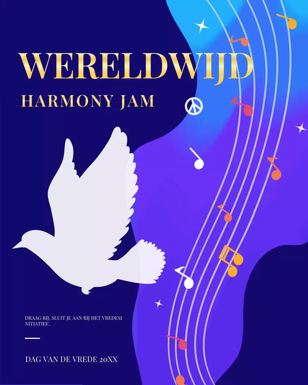 Instagram-bericht van Blue Abstract Music Event