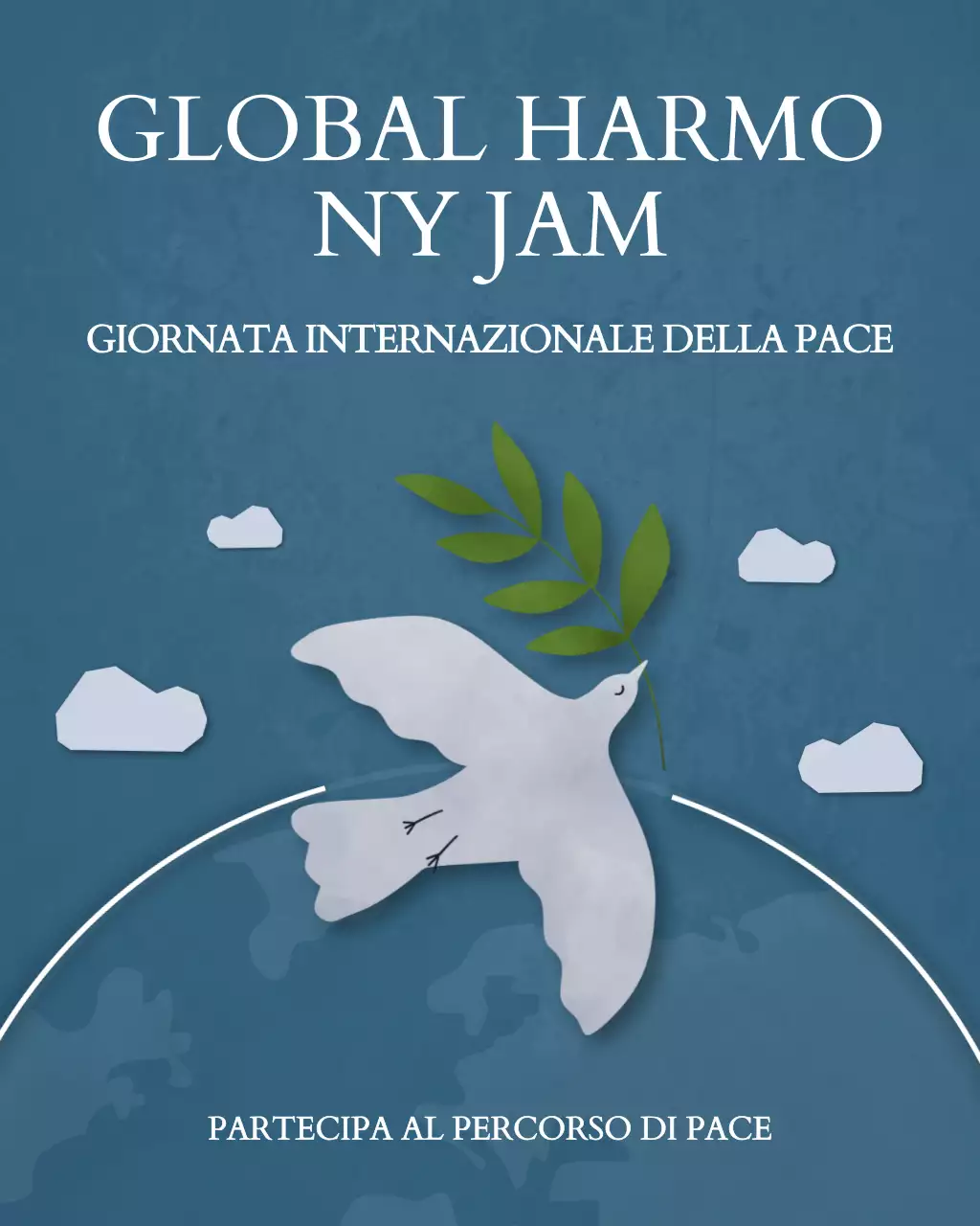 Post Instagram dell'evento Blue Elegant Peace