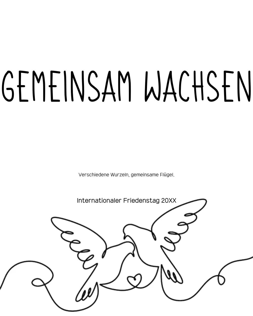 Instagram-Post zur Friedensankündigung des schwarzen Minimalisten