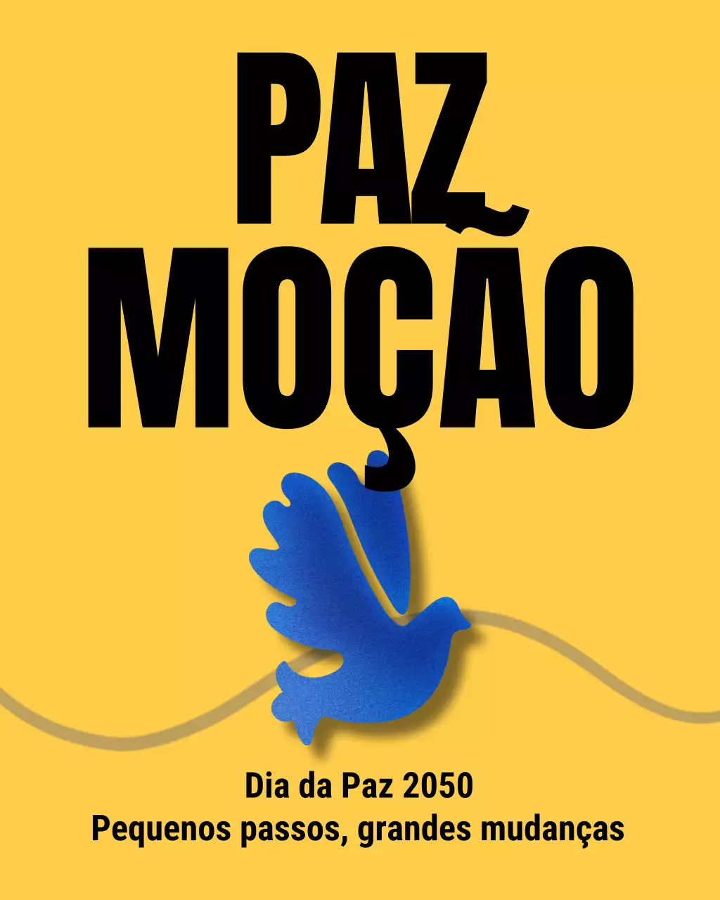 Postagem no Instagram do evento Yellow Modern Peace