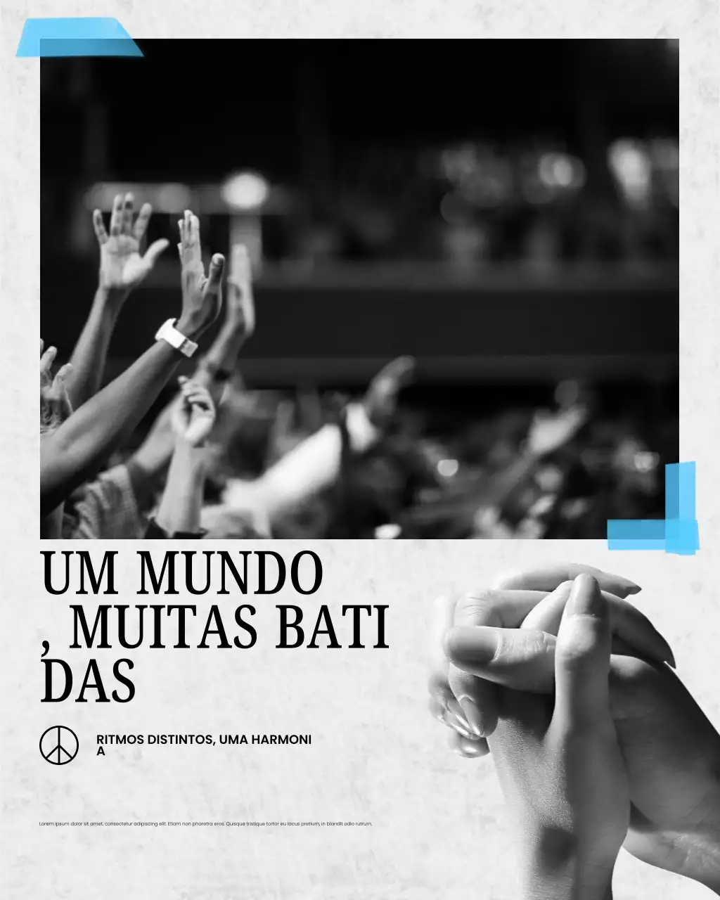 Postagem no Instagram do Dia Internacional da Paz Negra Moderna
