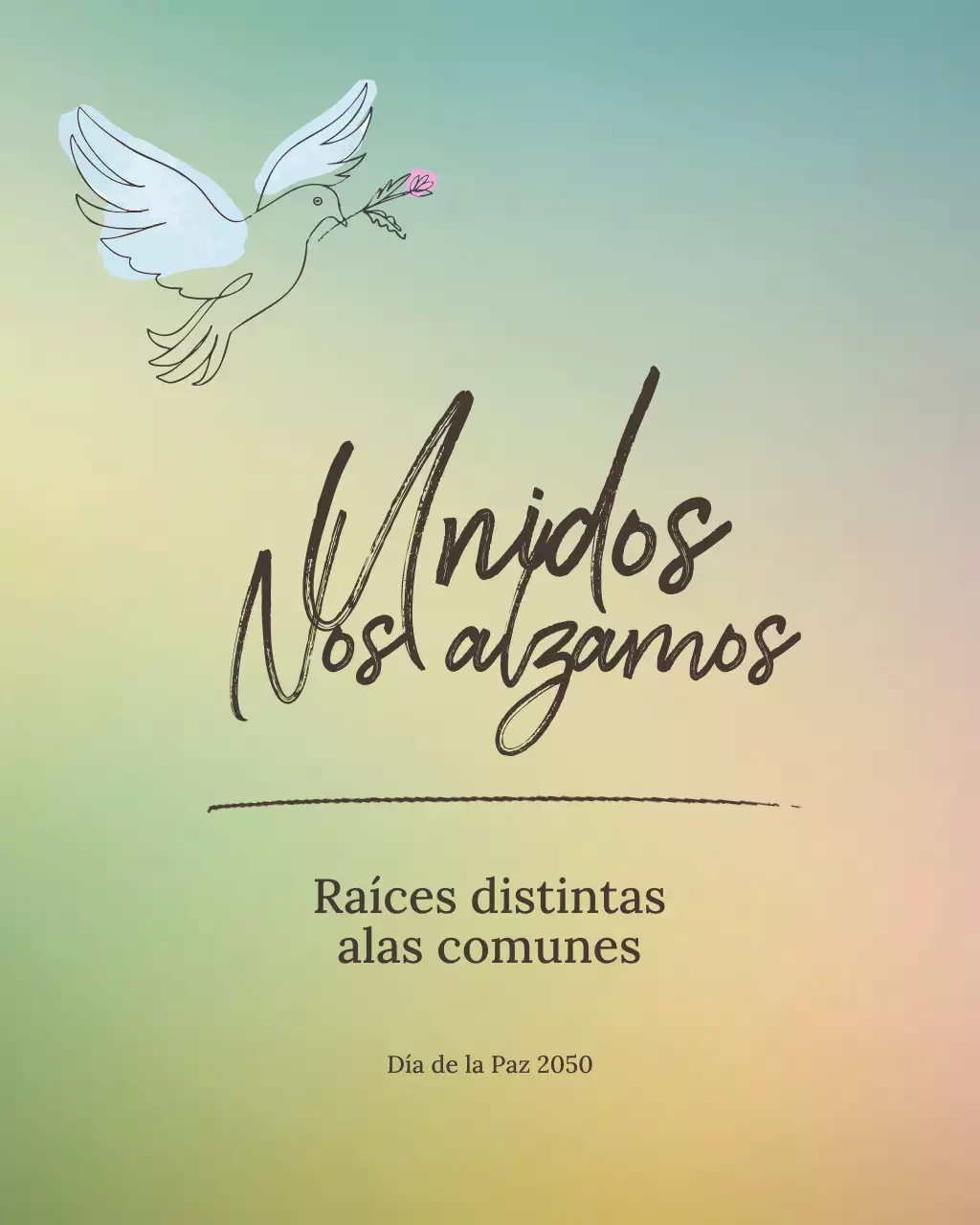 Publicación de Instagram del evento Paz Floral Beige