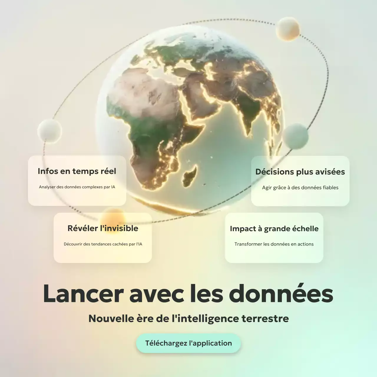 Publication Instagram de promotion des données beiges et modernes