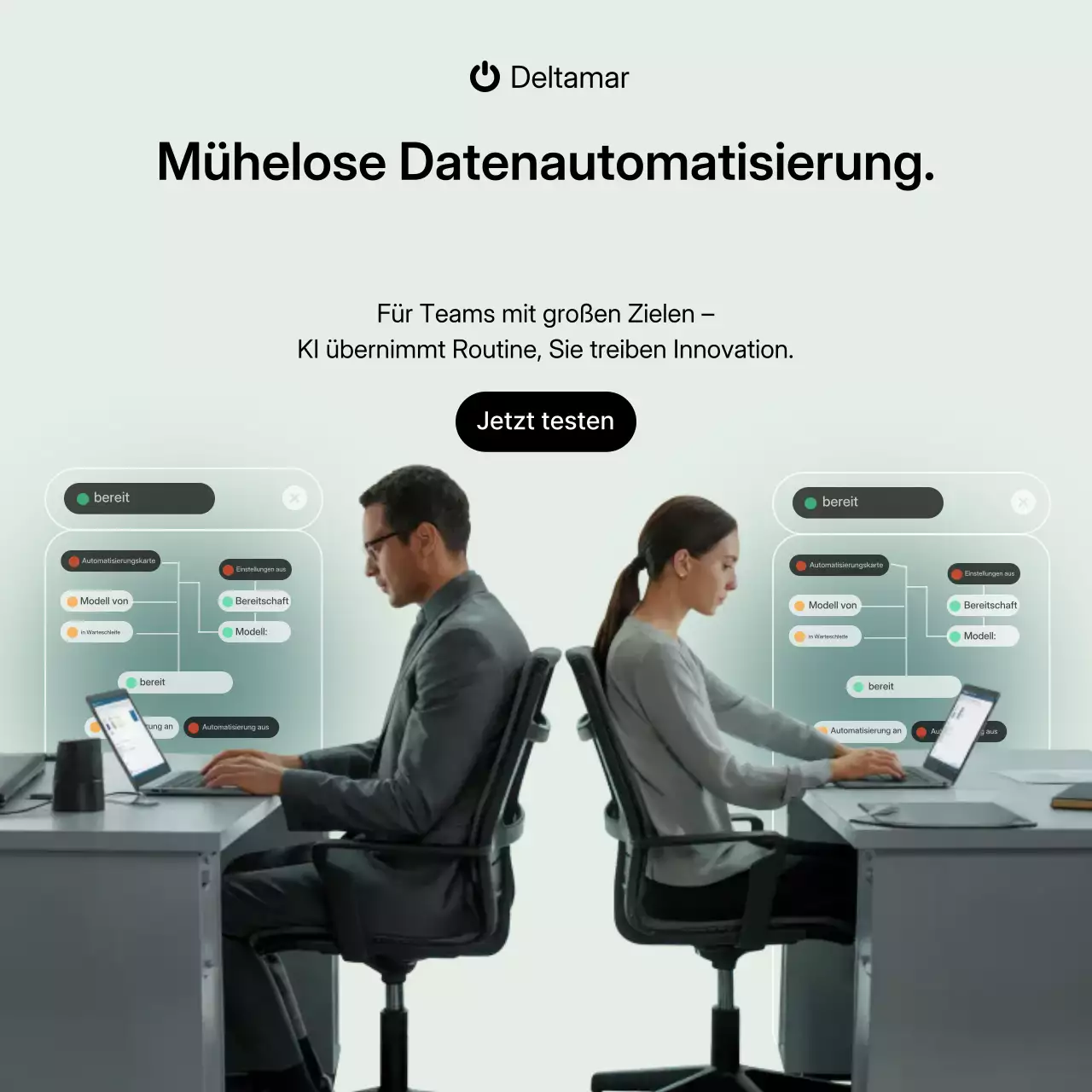 Instagram-Post zur Mint Modern Automation-Werbung