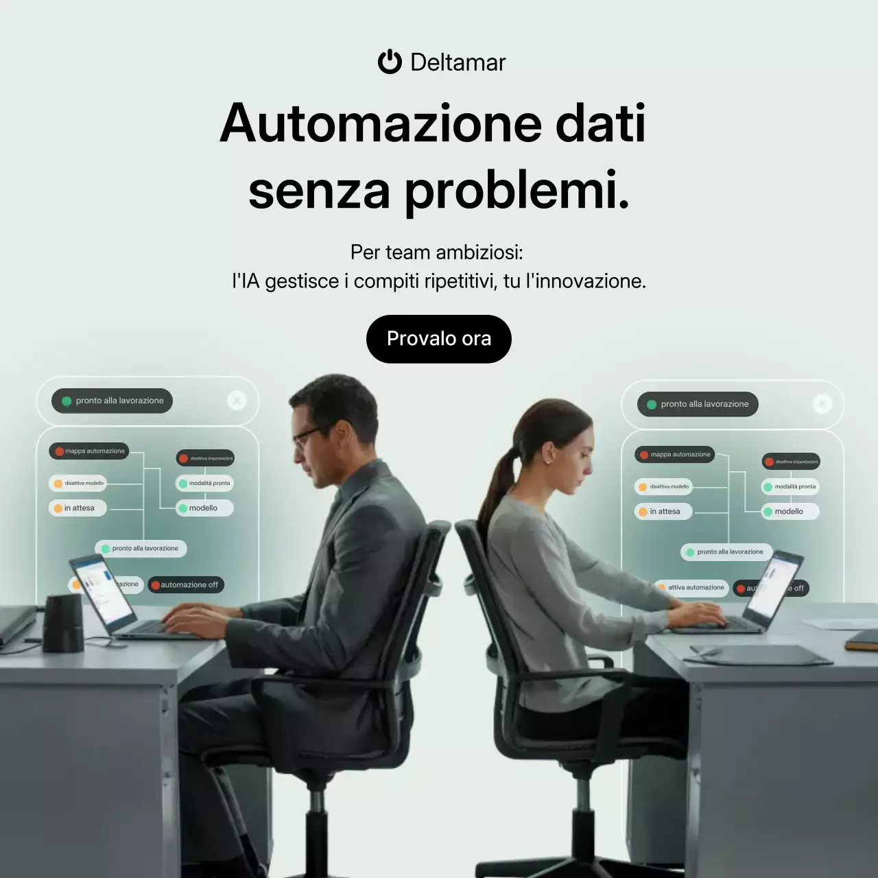 Post di Instagram sulla promozione di Mint Modern Automation