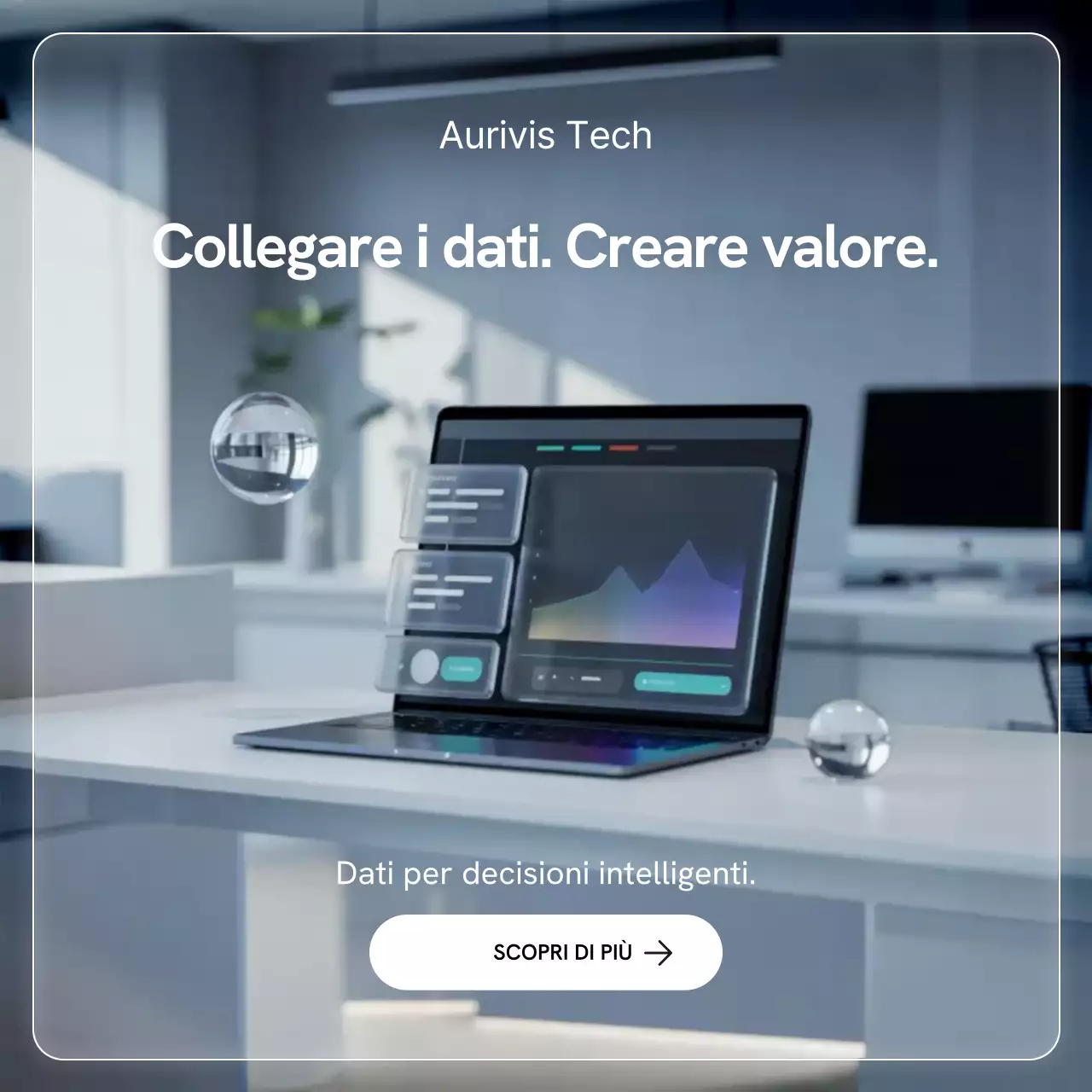 Post di Instagram promozionale di Grey Modern Data Analytics