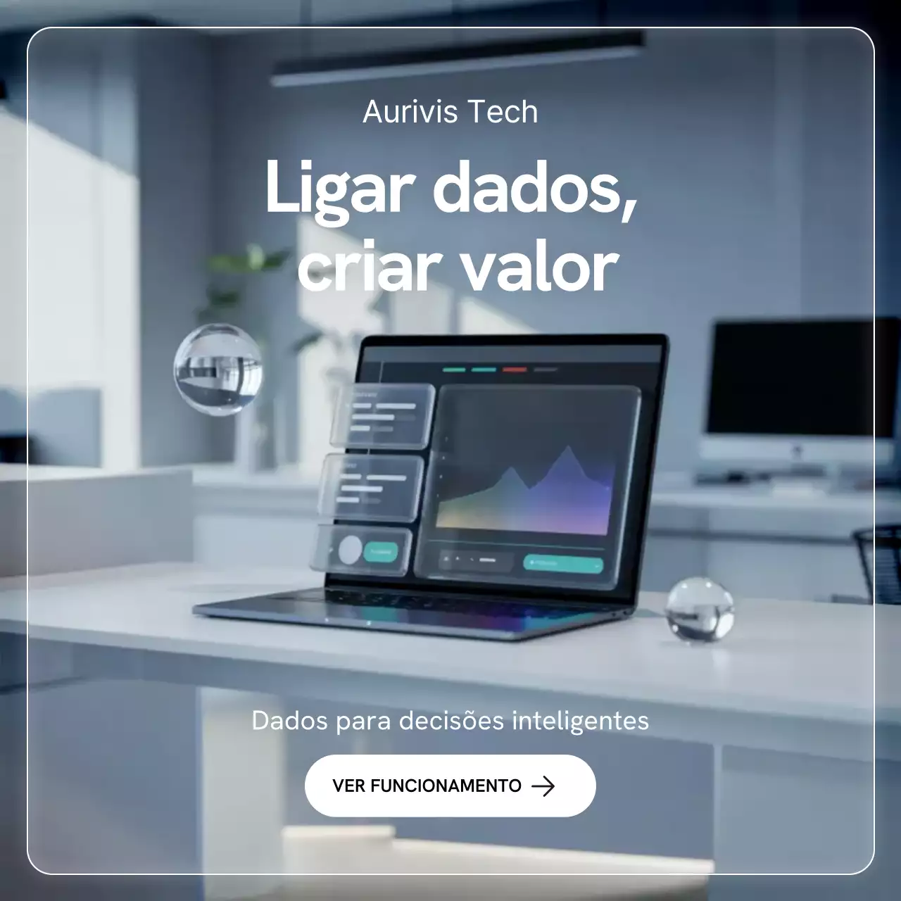 Postagem de promoção de análise de dados moderna em cinza no Instagram