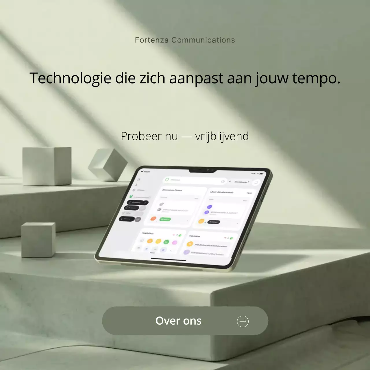 Sage Minimal Technology Advertentie Instagram Post