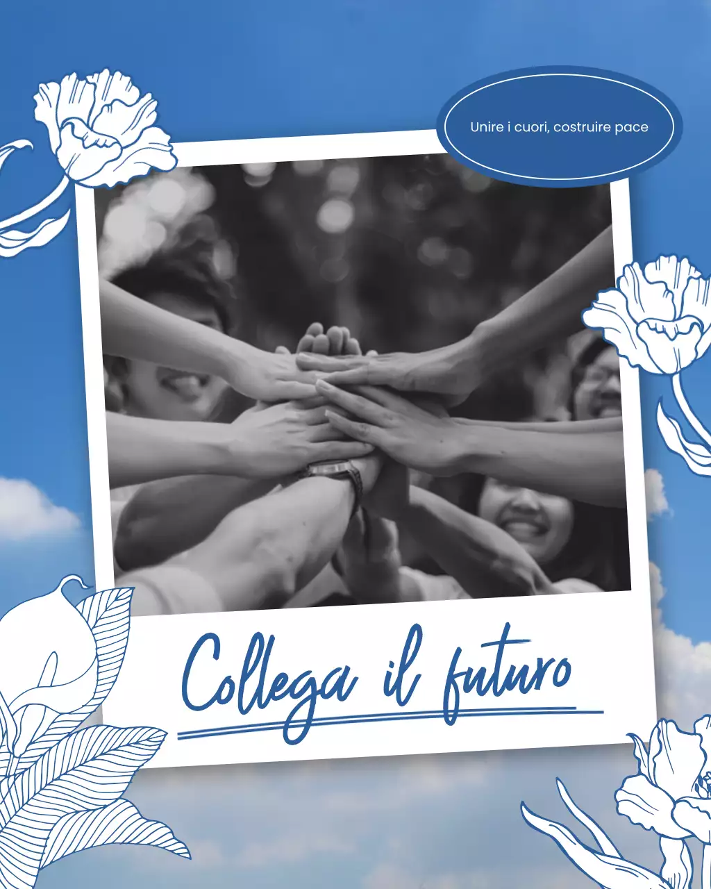 Annuncio del Blue Modern Peace Day su Instagram