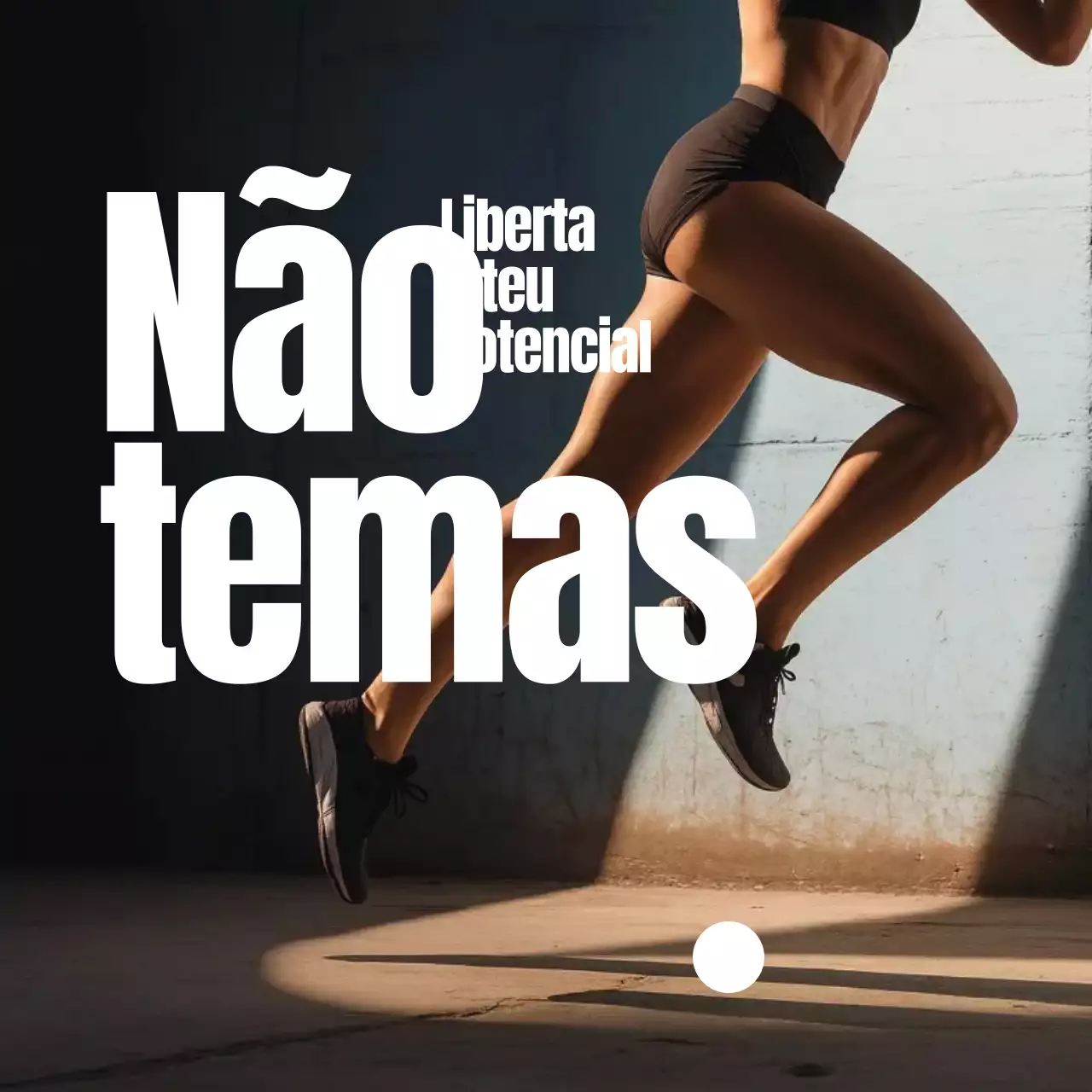 promoção de fitness em negrito preto