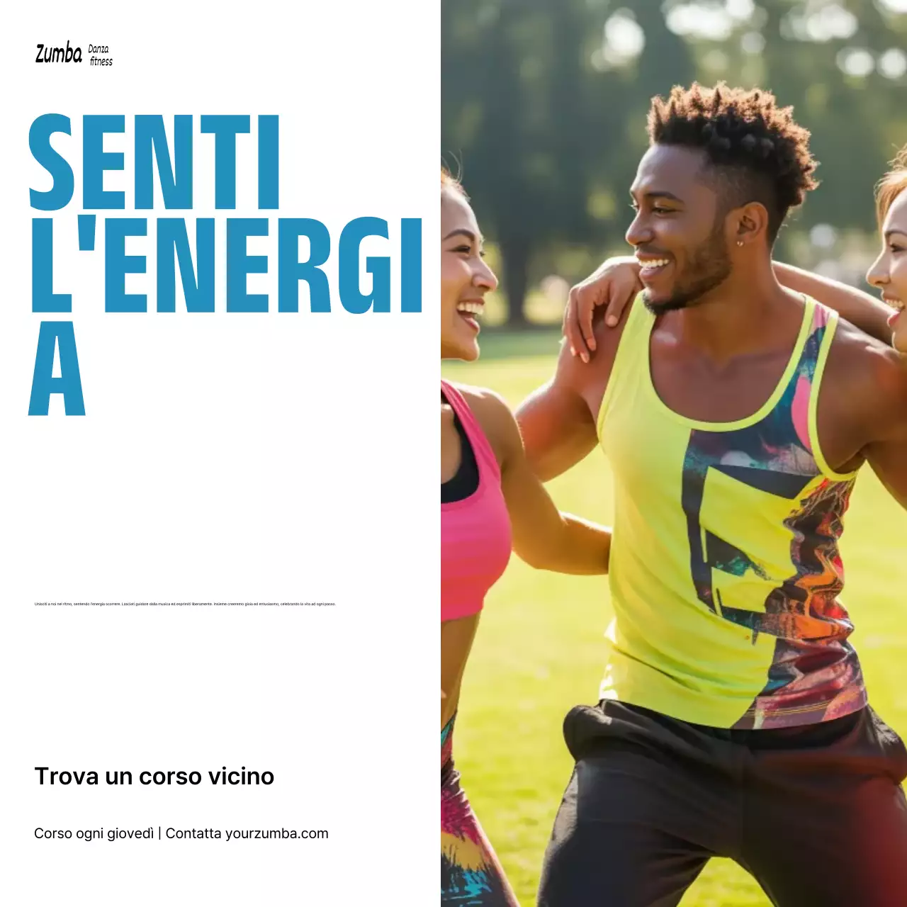 promozione fitness alla moda gialla