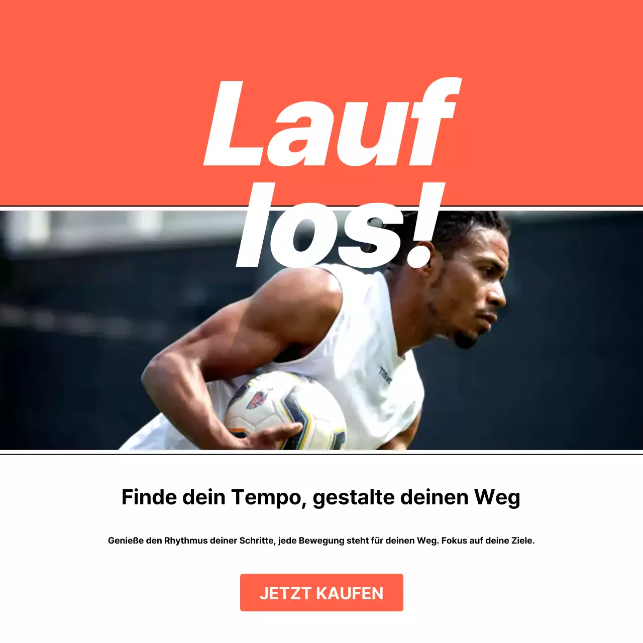 orange moderne Sportförderung