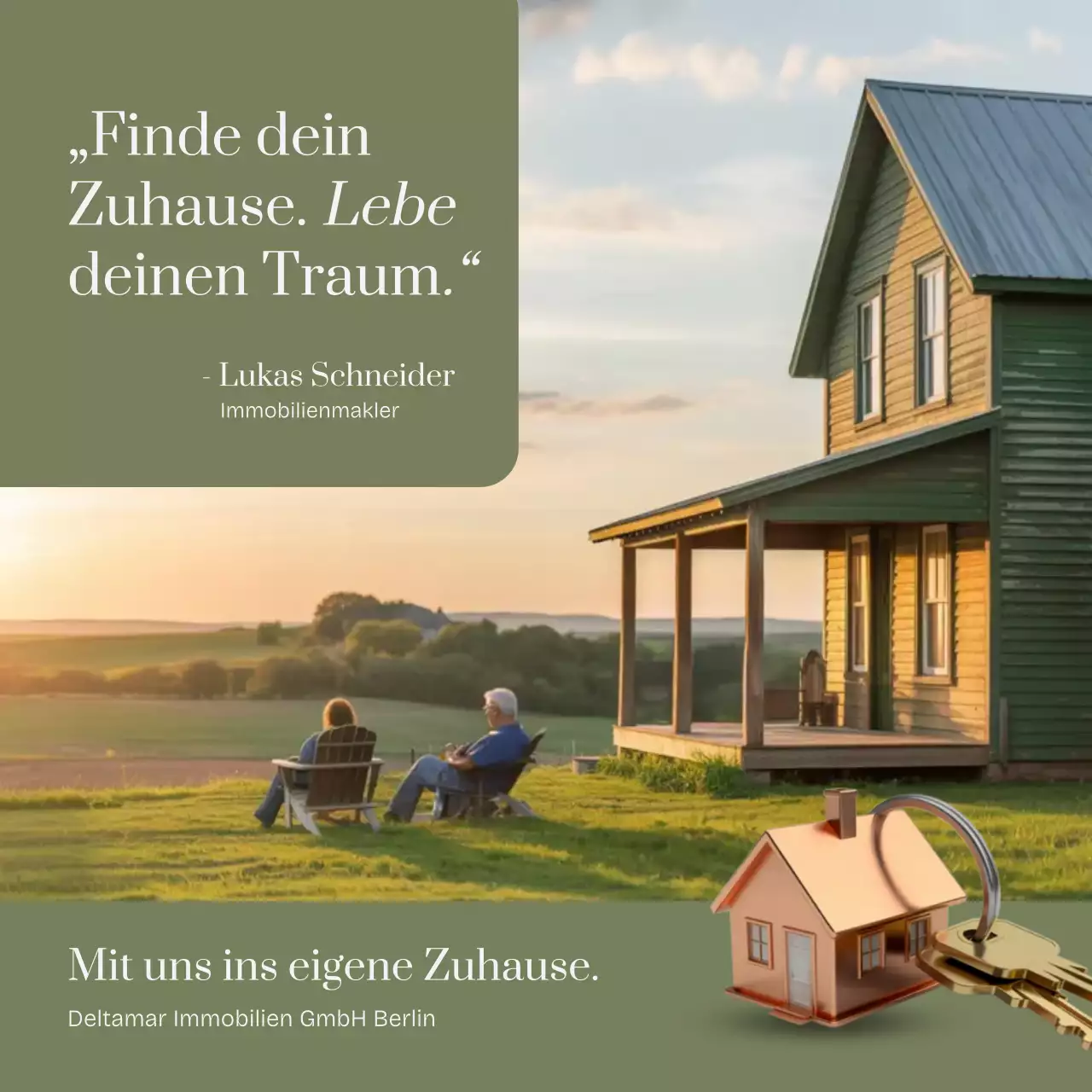 Instagram-Post zur Immobilienwerbung von Sage Rustic
