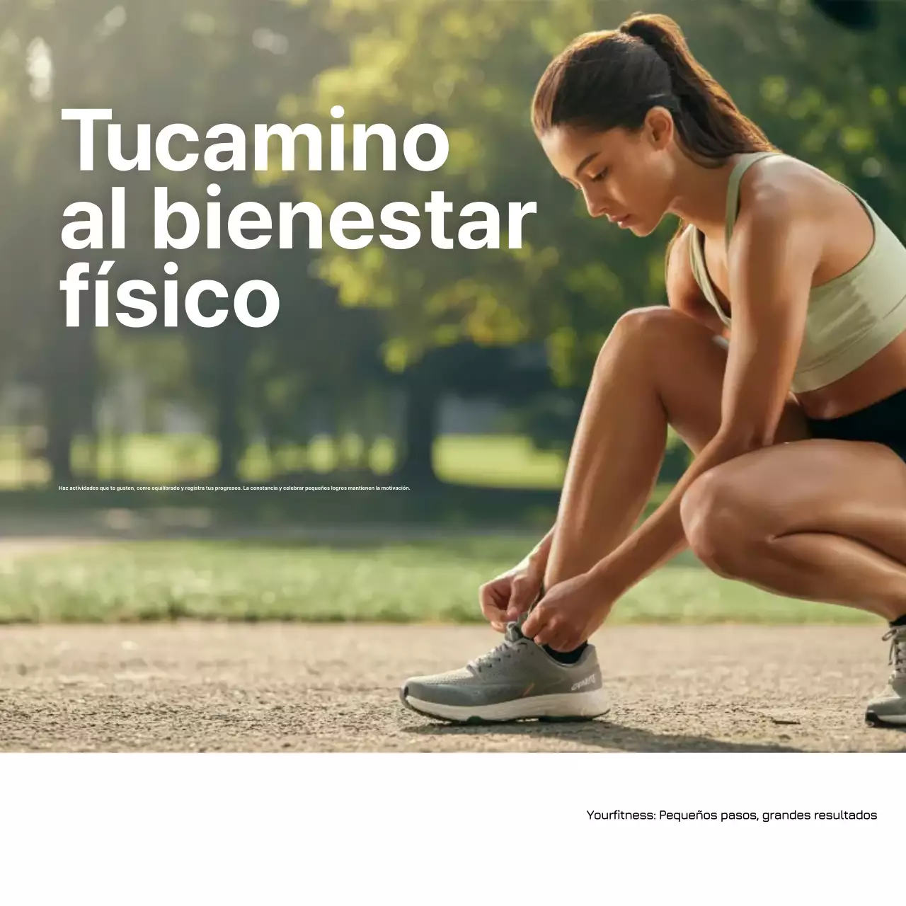 Promoción de fitness moderna y ecológica