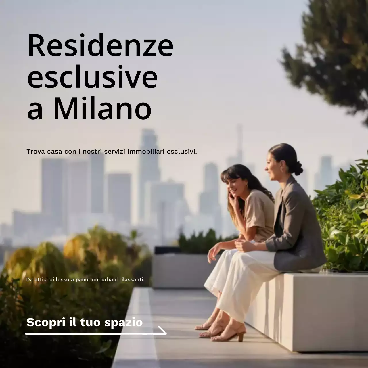 Post Instagram pubblicitario di Beige Modern Real Estate