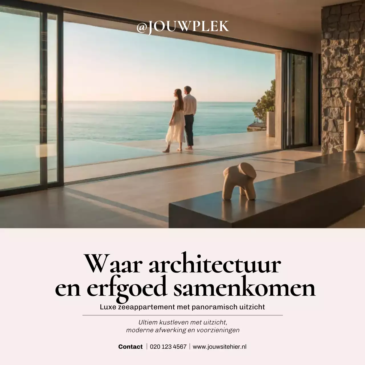 Beige Modern Condo Promotie Instagram Post