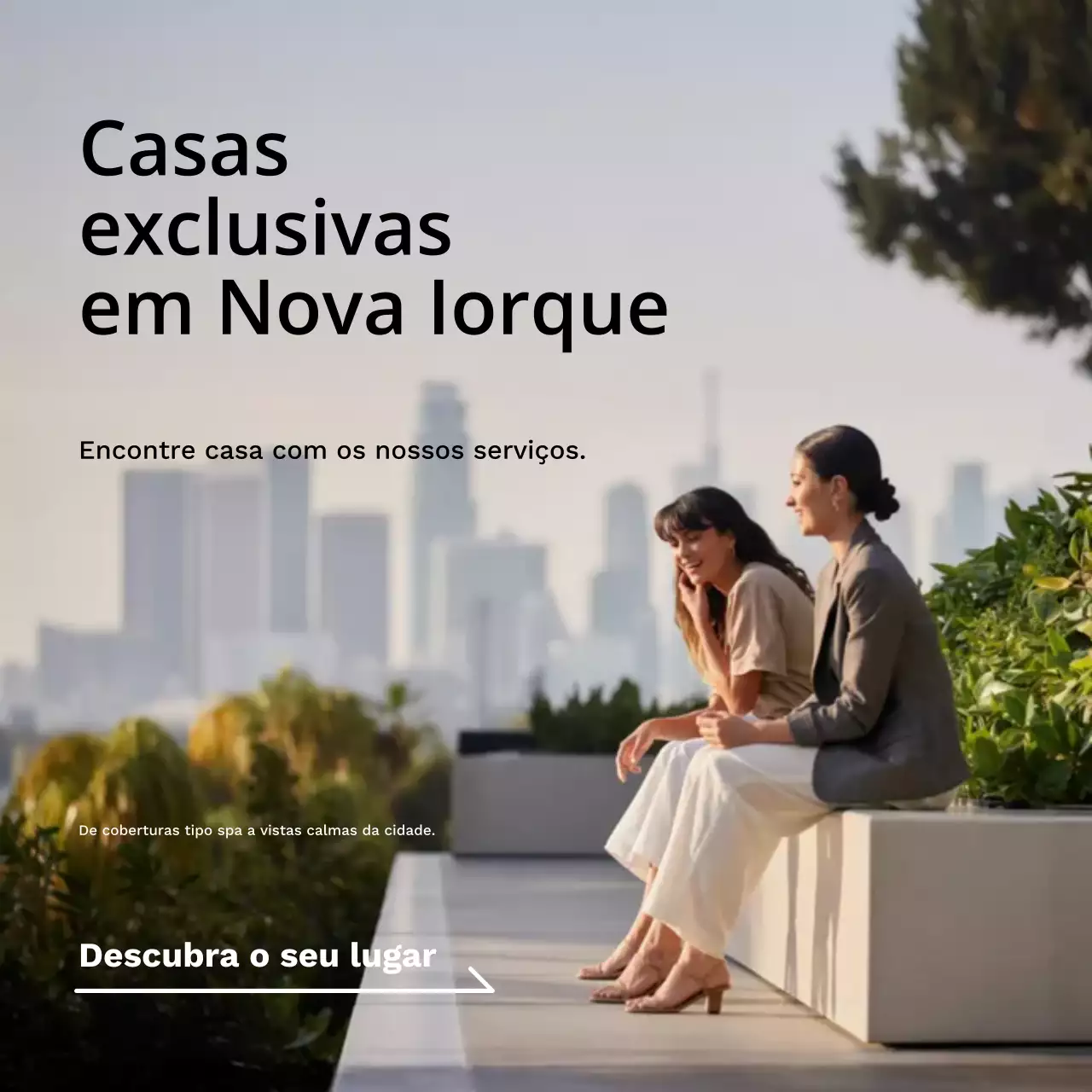 Publicação de anúncio imobiliário moderno bege no Instagram