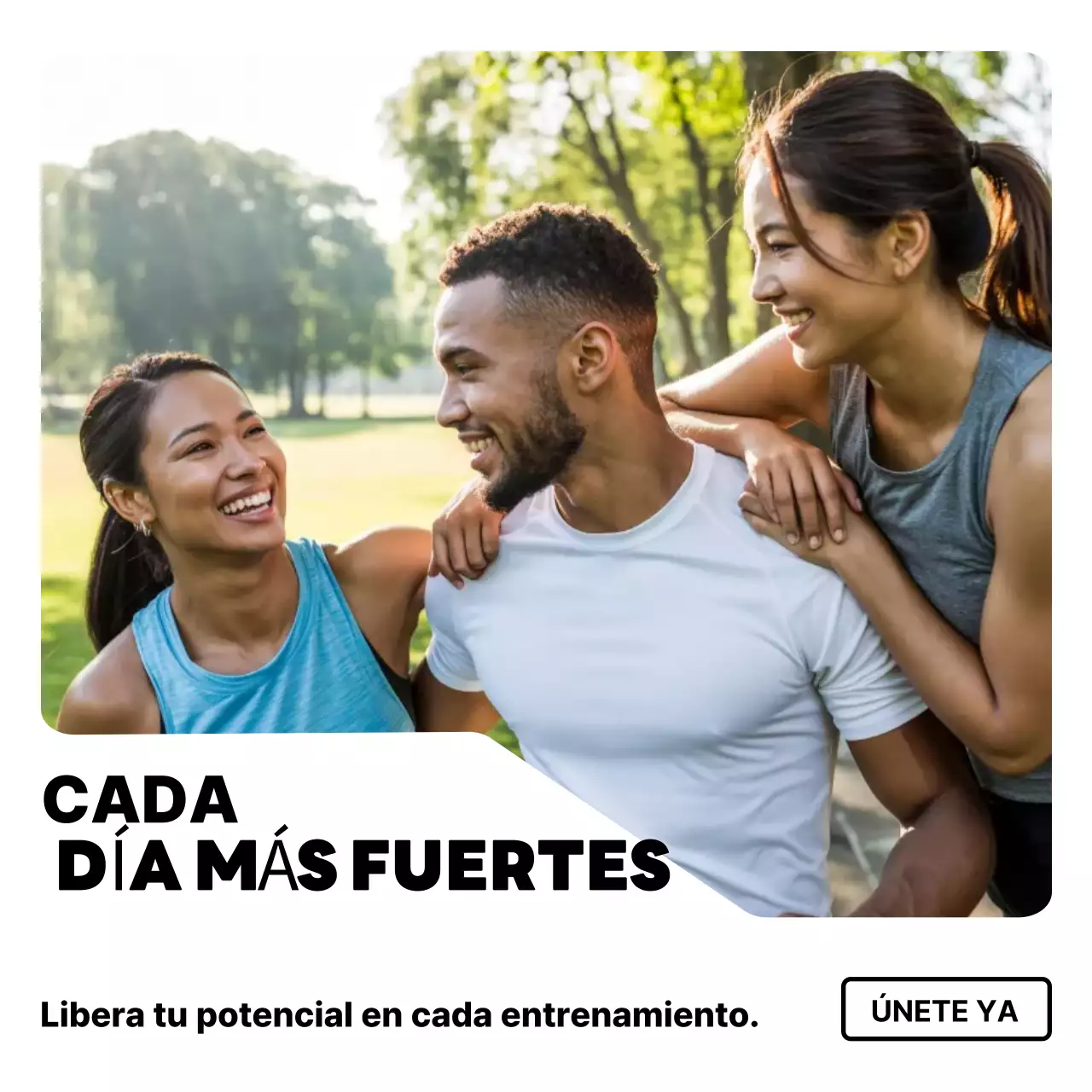 Promoción de fitness moderna y ecológica